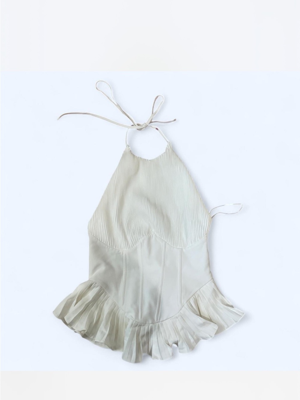 More to come corset halter top
